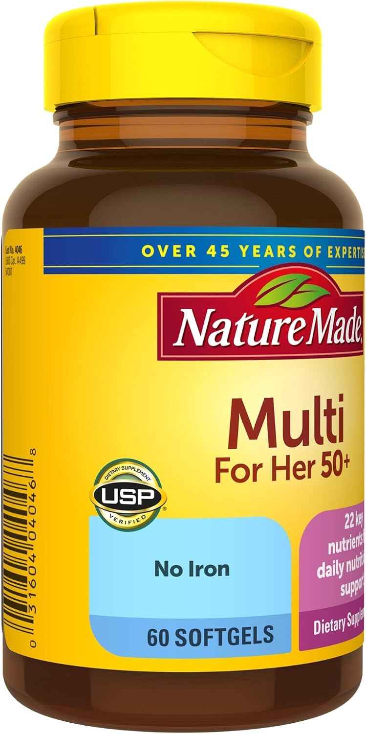 Nature Made Women's Multivitamin 50+ Softgels