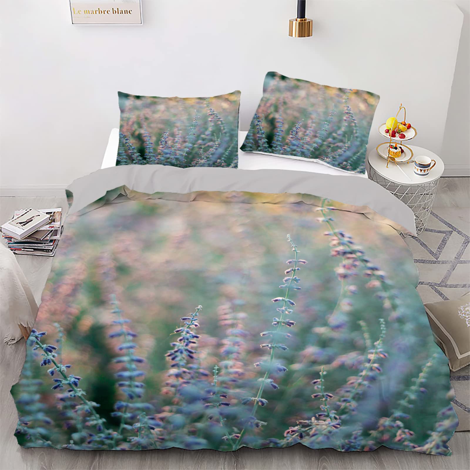 Housse de couette 90x190 microfibre lit enfant fille garçon ado 110g