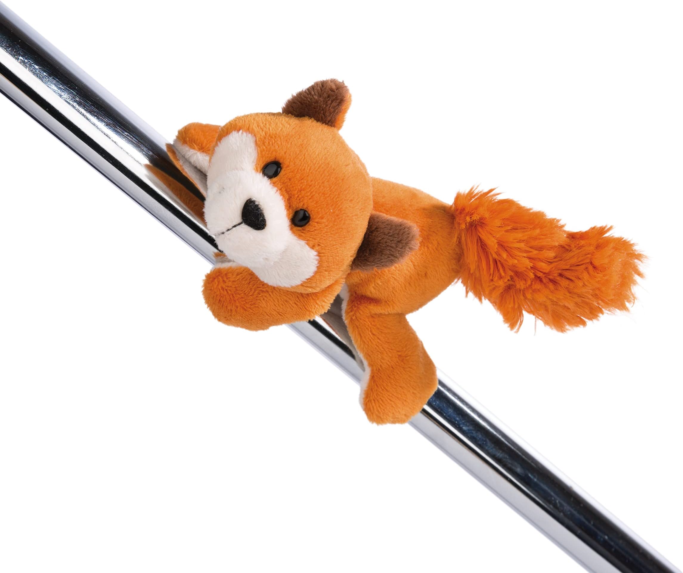 Nici 49143 MagNICI Fox Fridalie 12cm Orange-Sustainable Cuddly Toy Magnetic Animal for Fridge, Blackboard, Metal & Much More Gift idea, 12 cm
