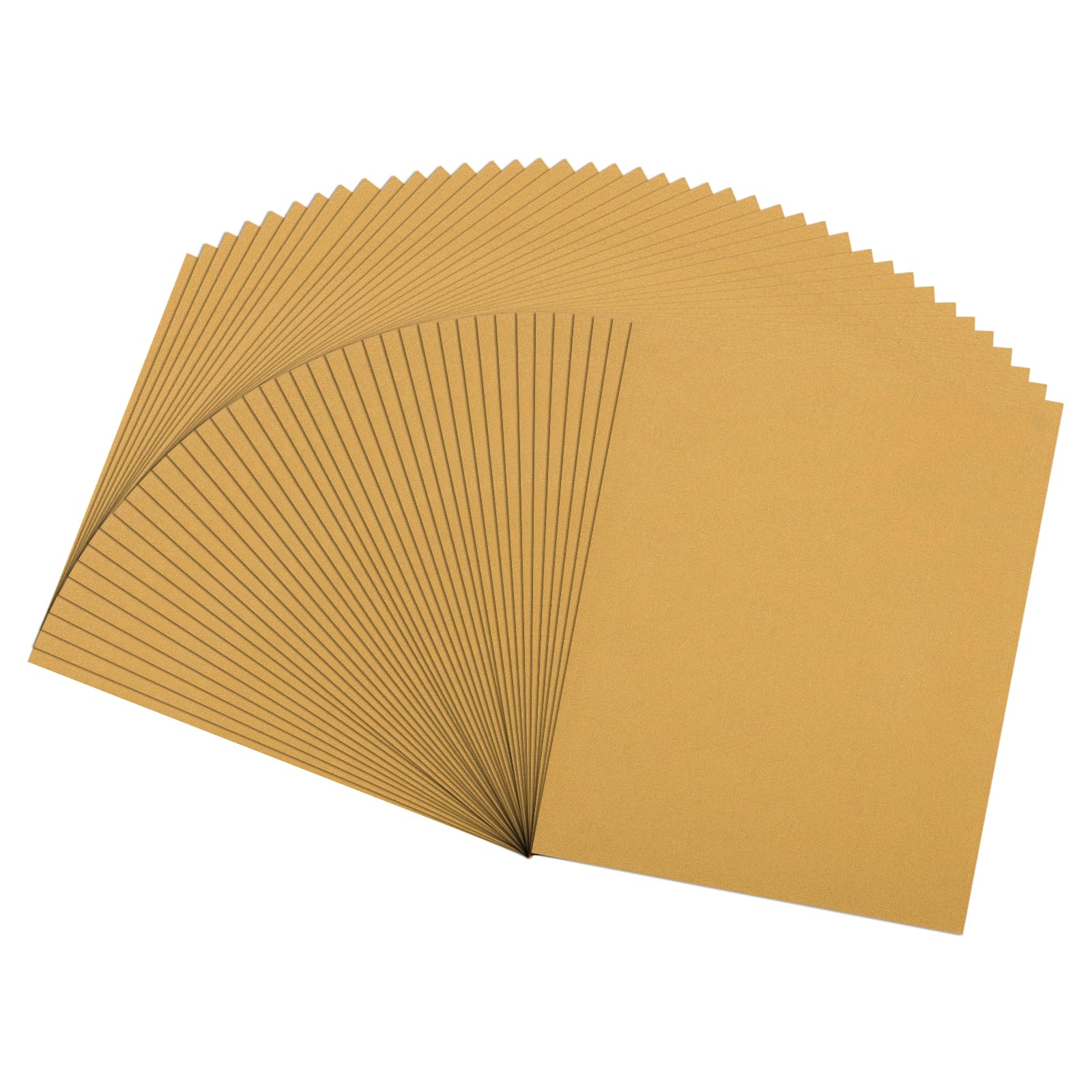 Rebower 40 Pcs 320 Grit Sandpaper 4.5 x 5.5 Inch Sand Paper Alumina Black โ image 1