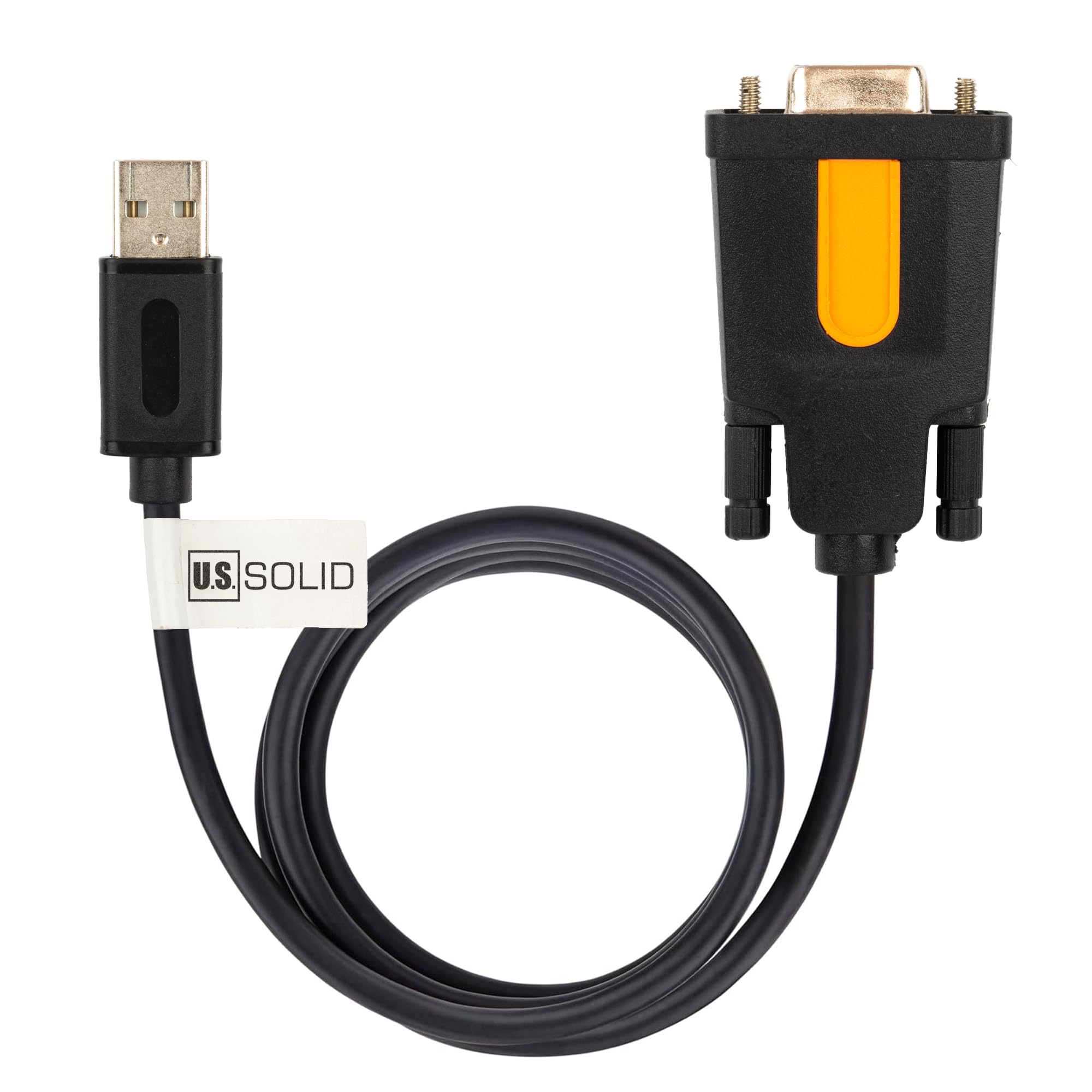 Câble USB vers RS232 DB9 femelle avec chipset FTDI pour équipements U.S. Solid Windows 11, 10, 8.1, 8, 7, Vista, XP, 2000, Linux et Mac OS 1,5 m