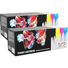 Compatible Laser Toner Cartridge for Dell 2330, 2330D, 2330DN, 2350, 2350D, 2350DN - Black, 2-Pack