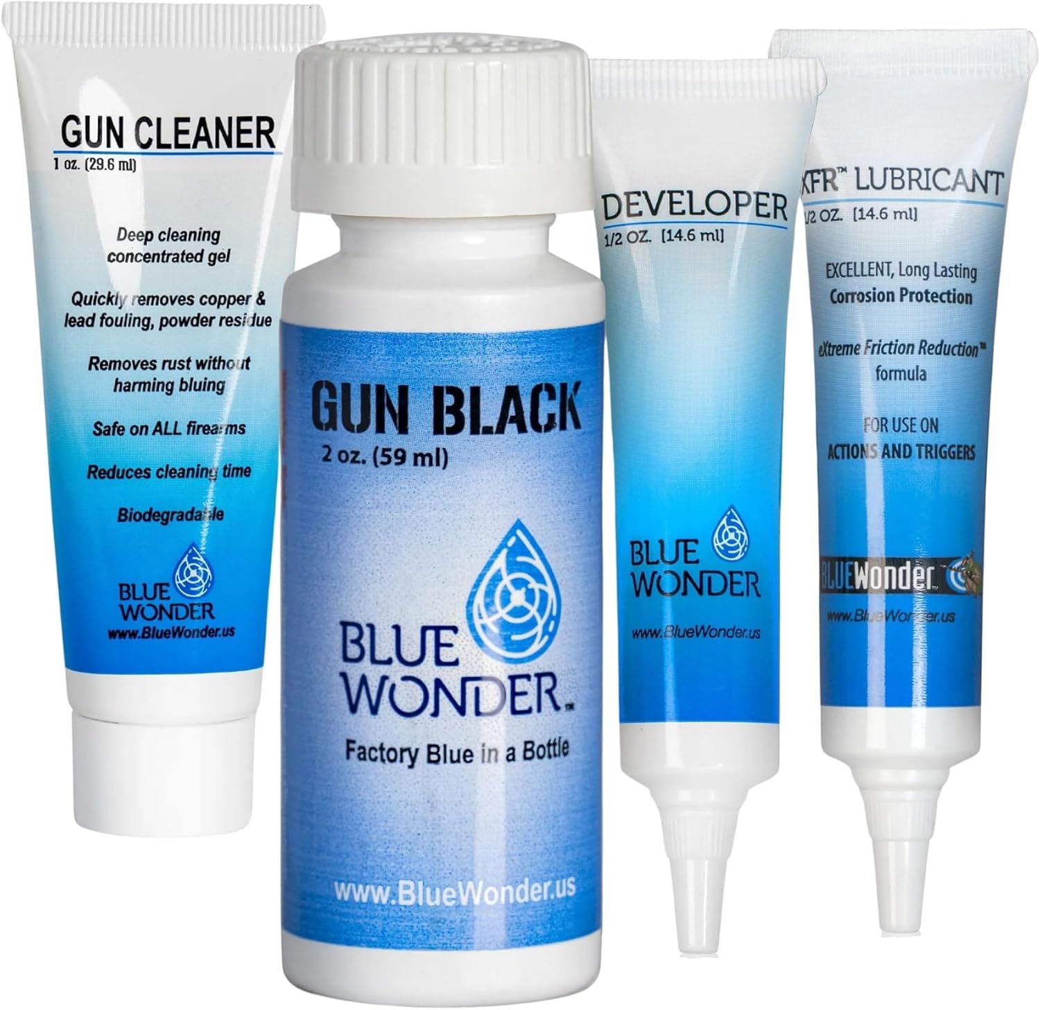 Blue Wonder Gun Black Cold Black 2 oz Kit