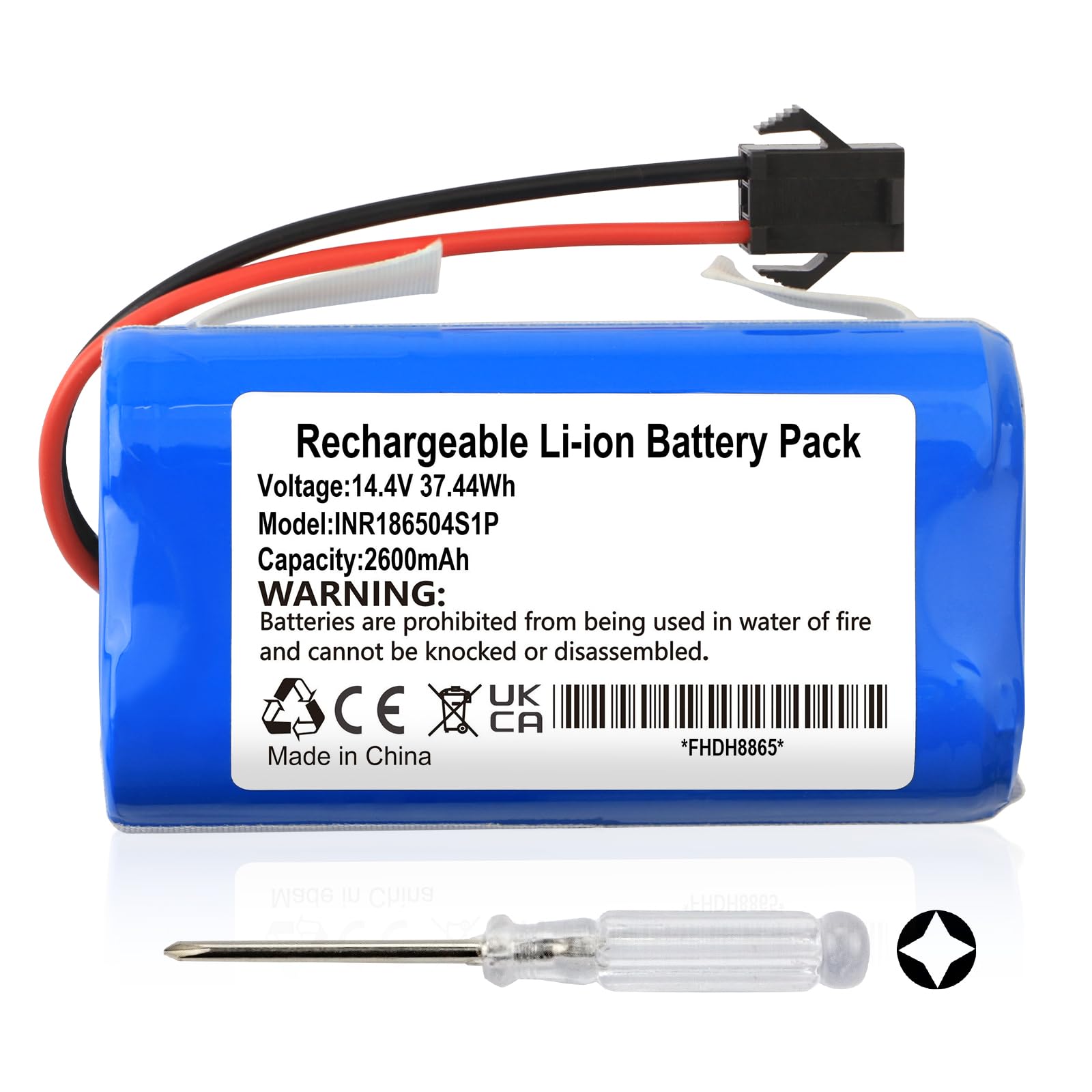 SUN-INTE-152 Replacement Enceinte Batterie pour JBL Flip5 | Flip 5 Waterproof Portable Bluetooth Speaker with Tool 1INR19/66-2 ID1060-B Long Runtime Easy Installation