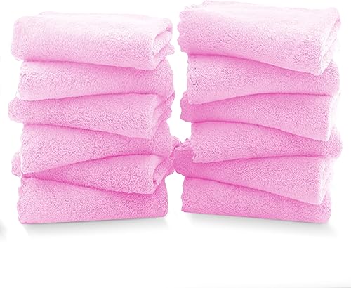 Vista 250 de TENSTARS - Toallas de mano para baño con dobladillo de seda, secado rápido, toalla absorbente de microfibra ultrasuave para baño, fitness, gimnasio