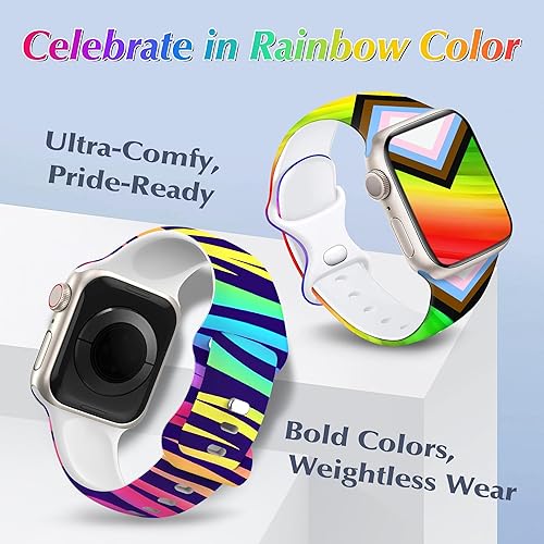 Miniatura 155 de Christmas Gift Compatible with Christmas Apple Watch Bands for Women 49mm 46mm 45mm 44mm 42mm, Soft Silicone Santa Claus for Apple Watch Ultra 3