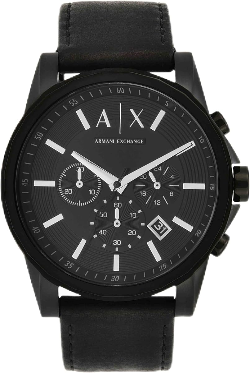 A|X Stainless Steel Chronograph Watch for Men