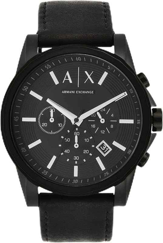 A|X Stainless Steel Chronograph Watch for Men