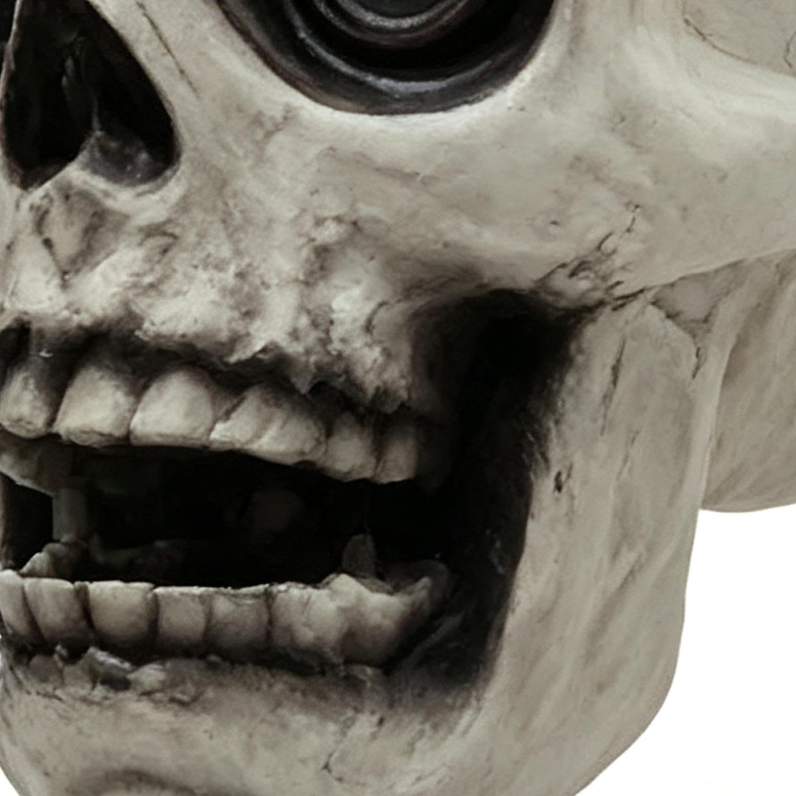 Szkielet Dekoracyjny 105 cm Realistyczna Figurka z Ruchomymi Stawami | Straszny szkielet halloweenowy do Nawiedzonego Domu, Ogrodu, Podwórka, Patio, Ganku, Tarasu, Dziedzińca, Imprezy i