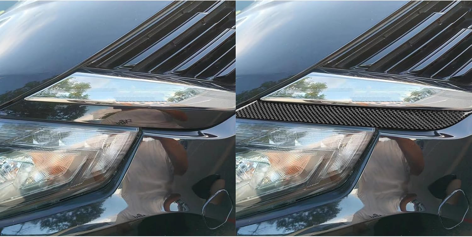 Soft Real Carbon Fiber Compatible with Nissan Altima 2013 2014 2015 2016 2017 2018 Interior Accessories Front Bumper Grille Cover Trim Accessories