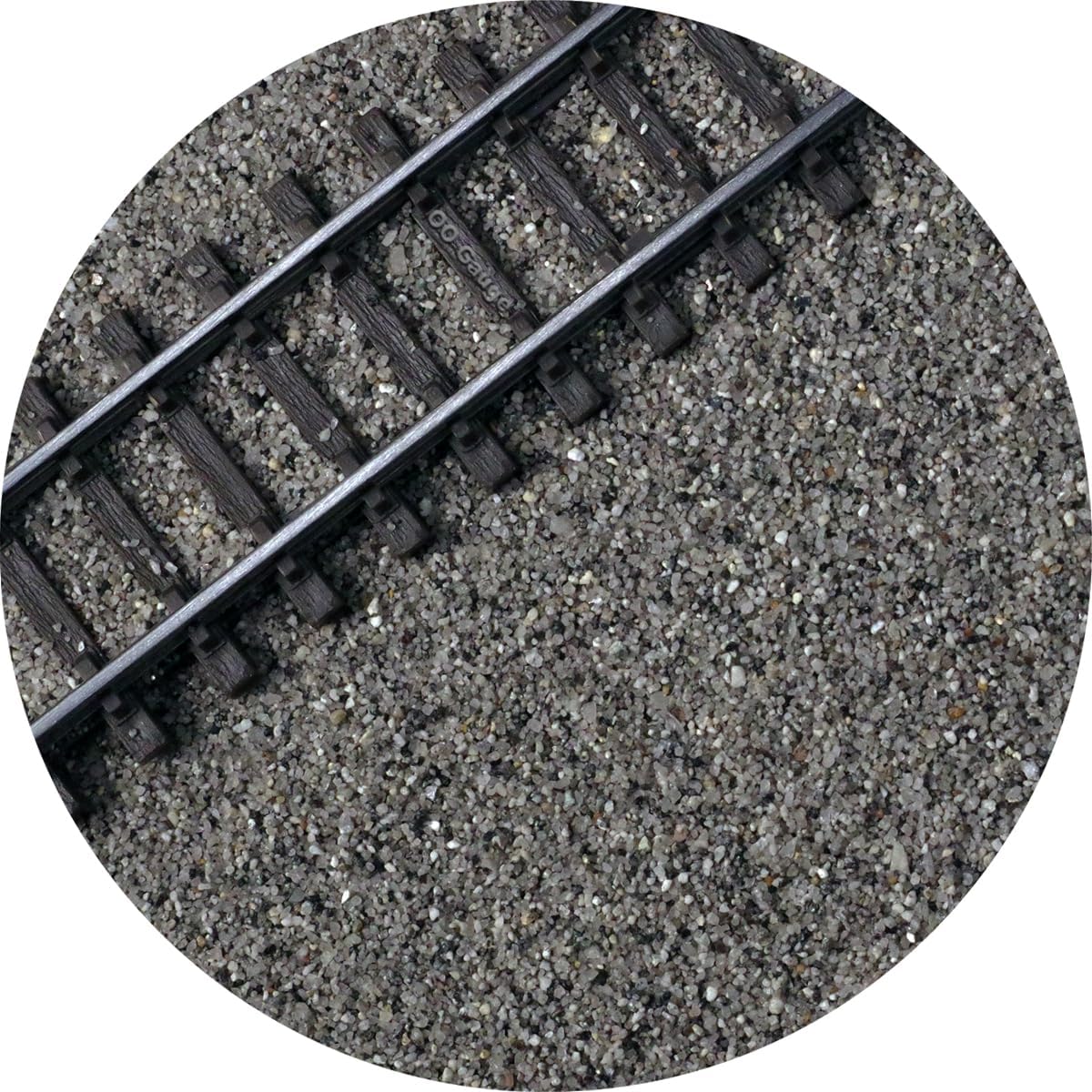 OO/HO Gauge Model Railway Track Ballast - Dark Grey | 500g | Model Railway Scenery Material