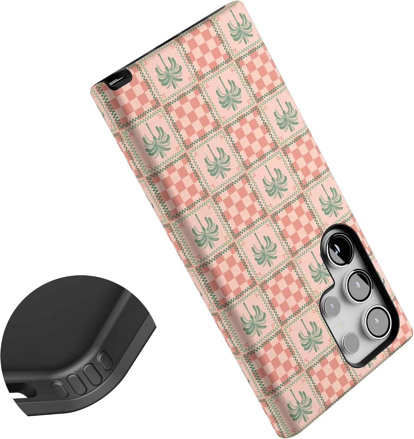 Casely Galaxy S24 Ultra Case | The Social Club | Palm Beach | Essential Slim Dual-Layer Protective Design