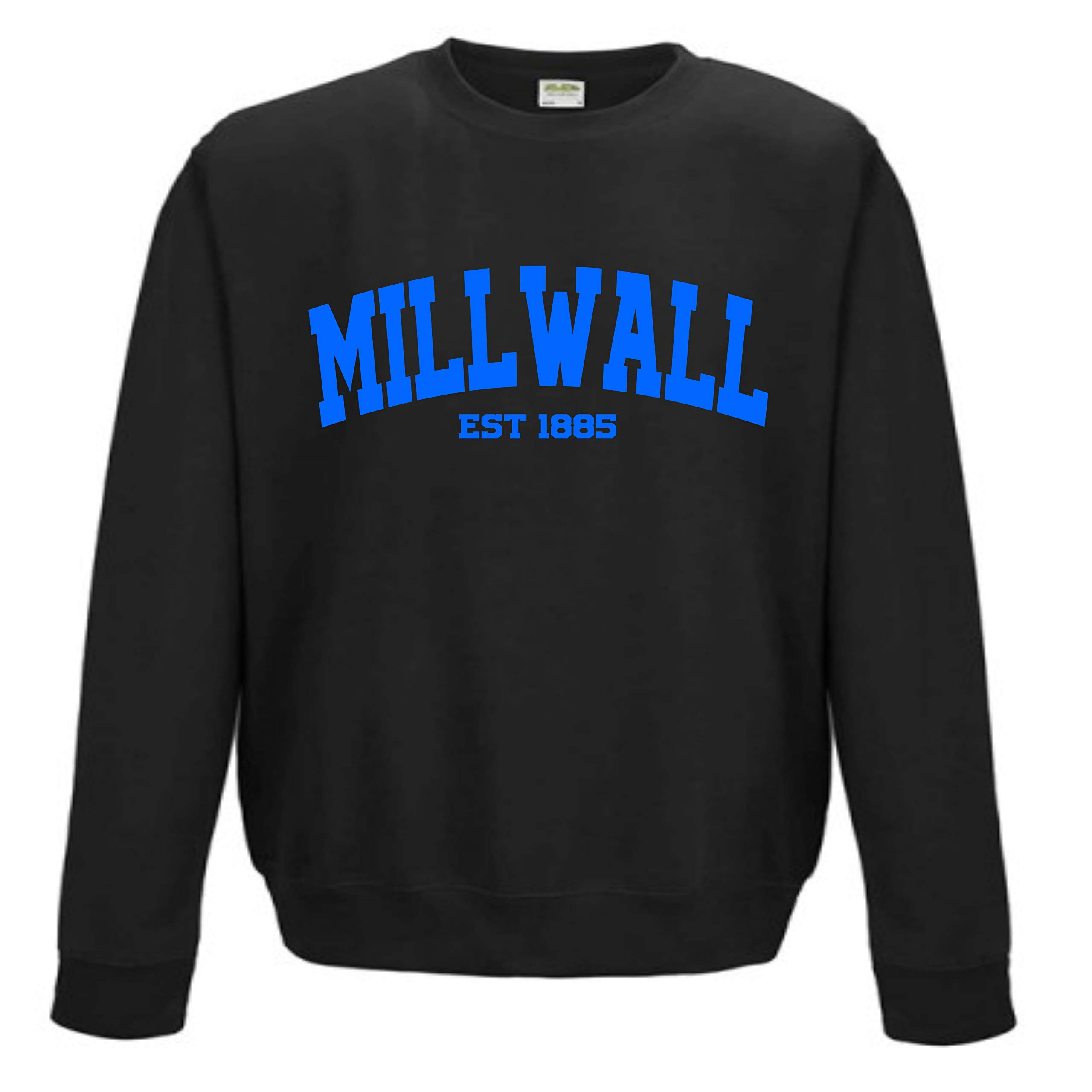All About The Print Millwall ESTABLISHED IN 1885 Premium Sweatshirt Gift Medium Black