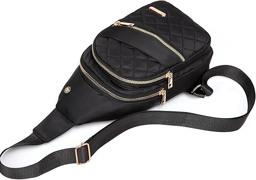 Miniatura 7 de Xsecnua Bolso bandolera pequeño para mujer, mochila cruzada, riñonera cruzada para viajes, senderismo, correr