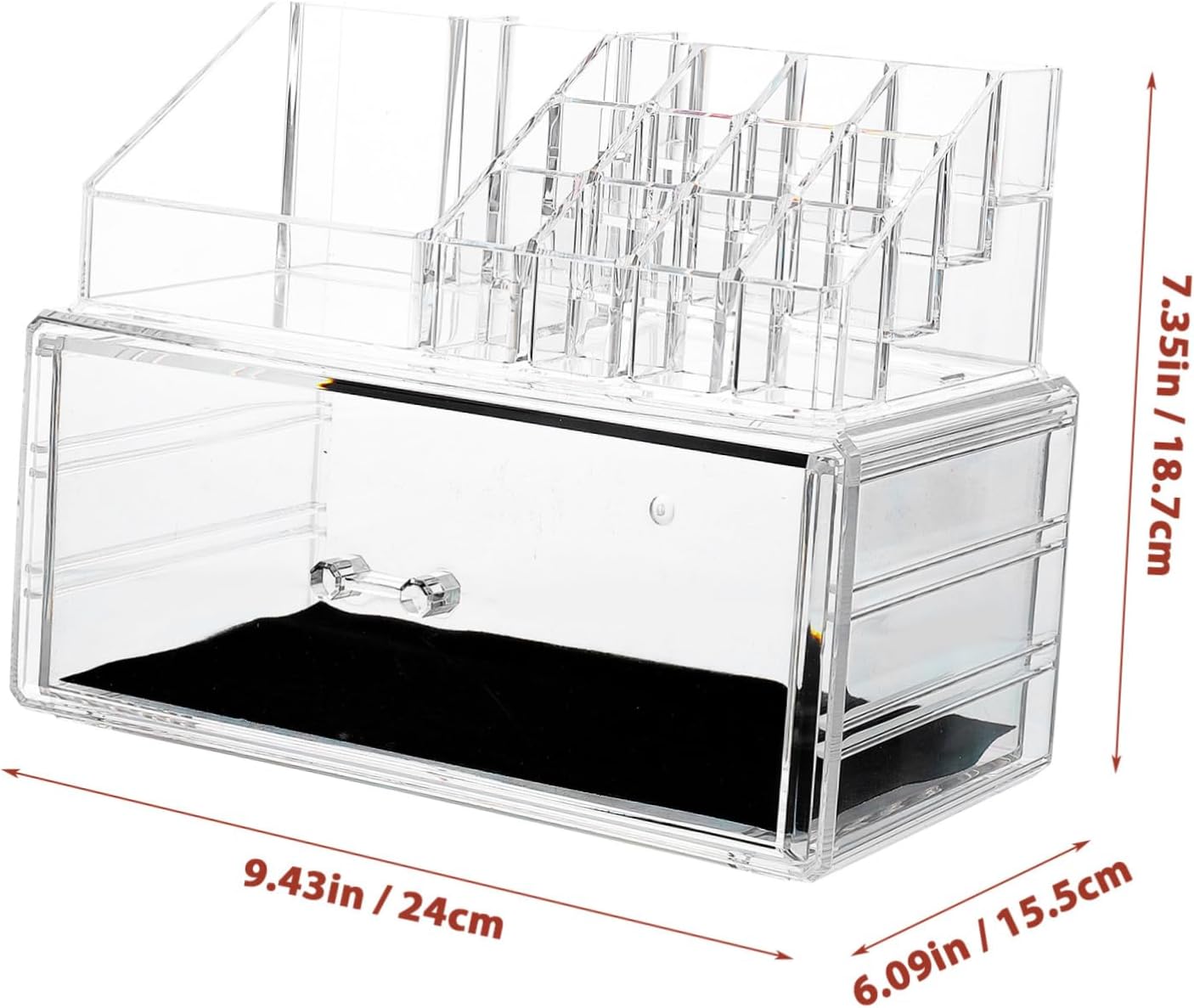 Makeup Organizer Acrylic Makeup Case Storage Box Desktop Display Case Cosmetics Storage