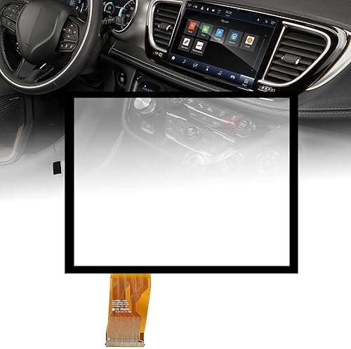 WonVon Digitalizador de pantalla Uconnect de 8.4 pulgadas compatible con Ram 1500 2500 3500 Chrysler Dodge Durango Challenger Grand Cherokee