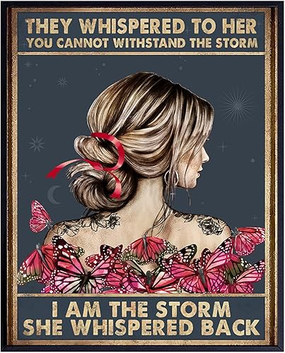 Miniatura 9 de Inspirational Wall Art & Decor -LARGE 11x14- They Whispered to Her You Cannot Withstand The Storm Decor - She Whispered Back I Am The Storm - Boho