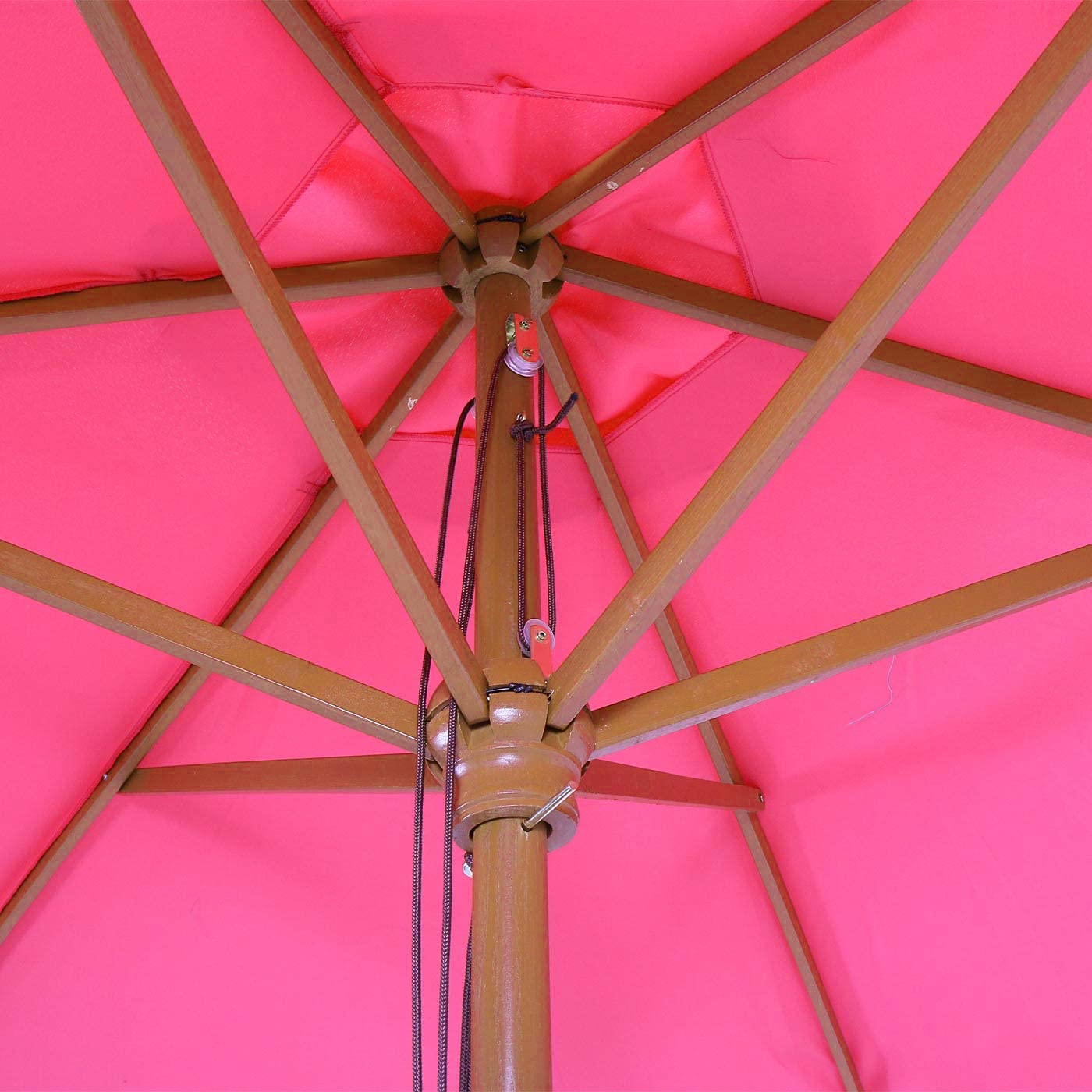 Mendler Sonnenschirm Florida Ø 3m Polyester/Holz
