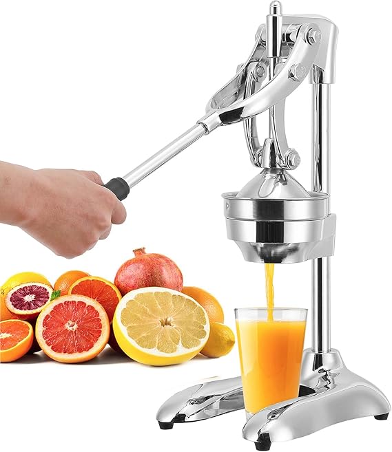 Moongiantgo Commercial Manual Juicer Hand Press Citrus Juicer Extractor Pomegranate Orange Lime