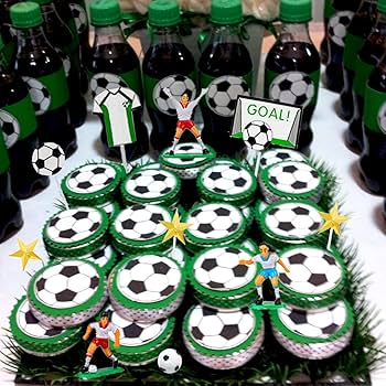 Amazon.co.jp: サッカーケーキトッパーデコレーション サッカー