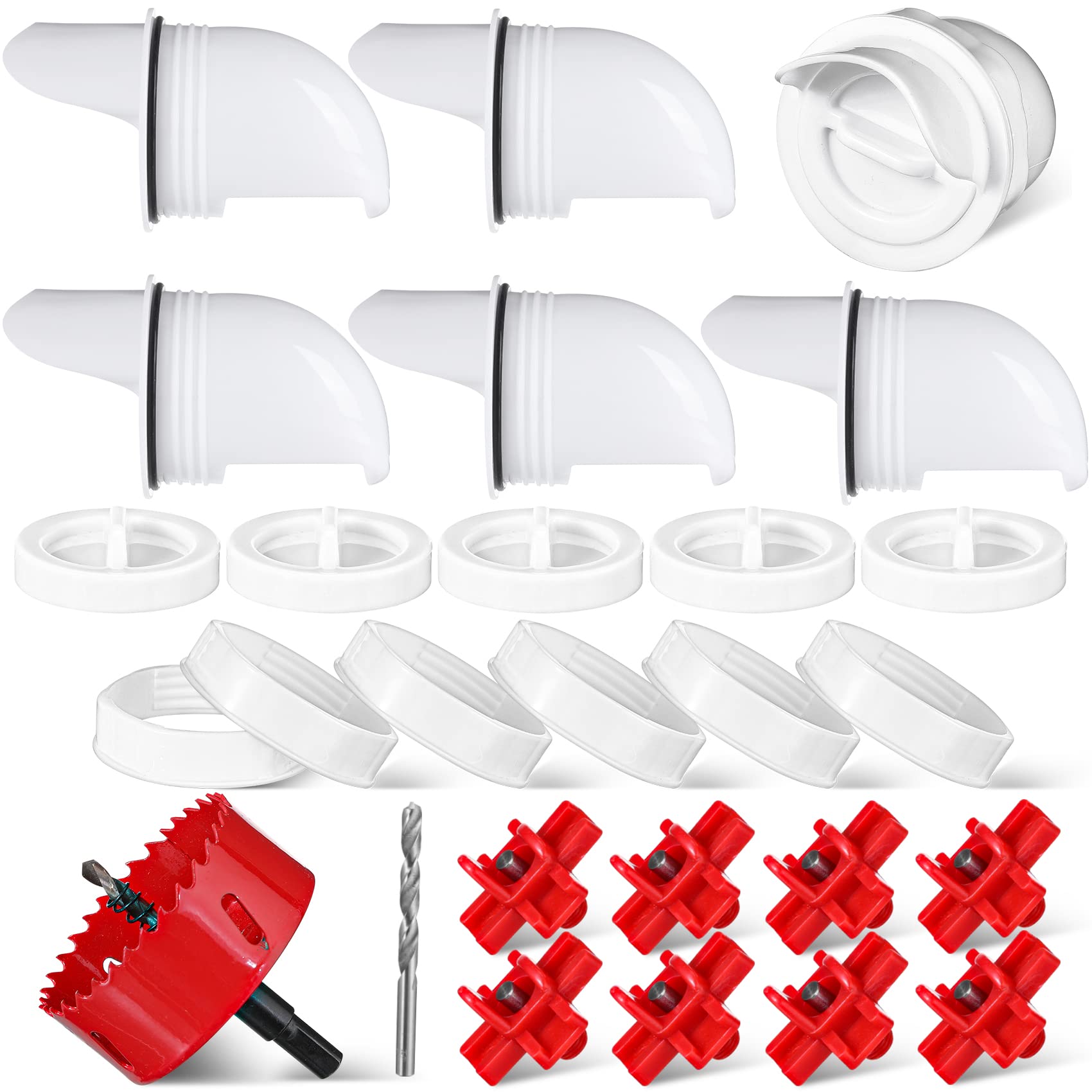 Buy Automatic Chicken Feeder and Chicken Waterer Set, DIY No Waste Rain