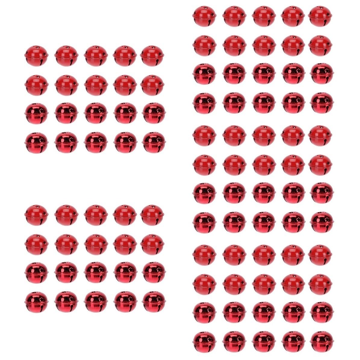 Didiseaon 100 Unidades Campanas Pequeñas DIY de 50mm para Navidad, Hierro