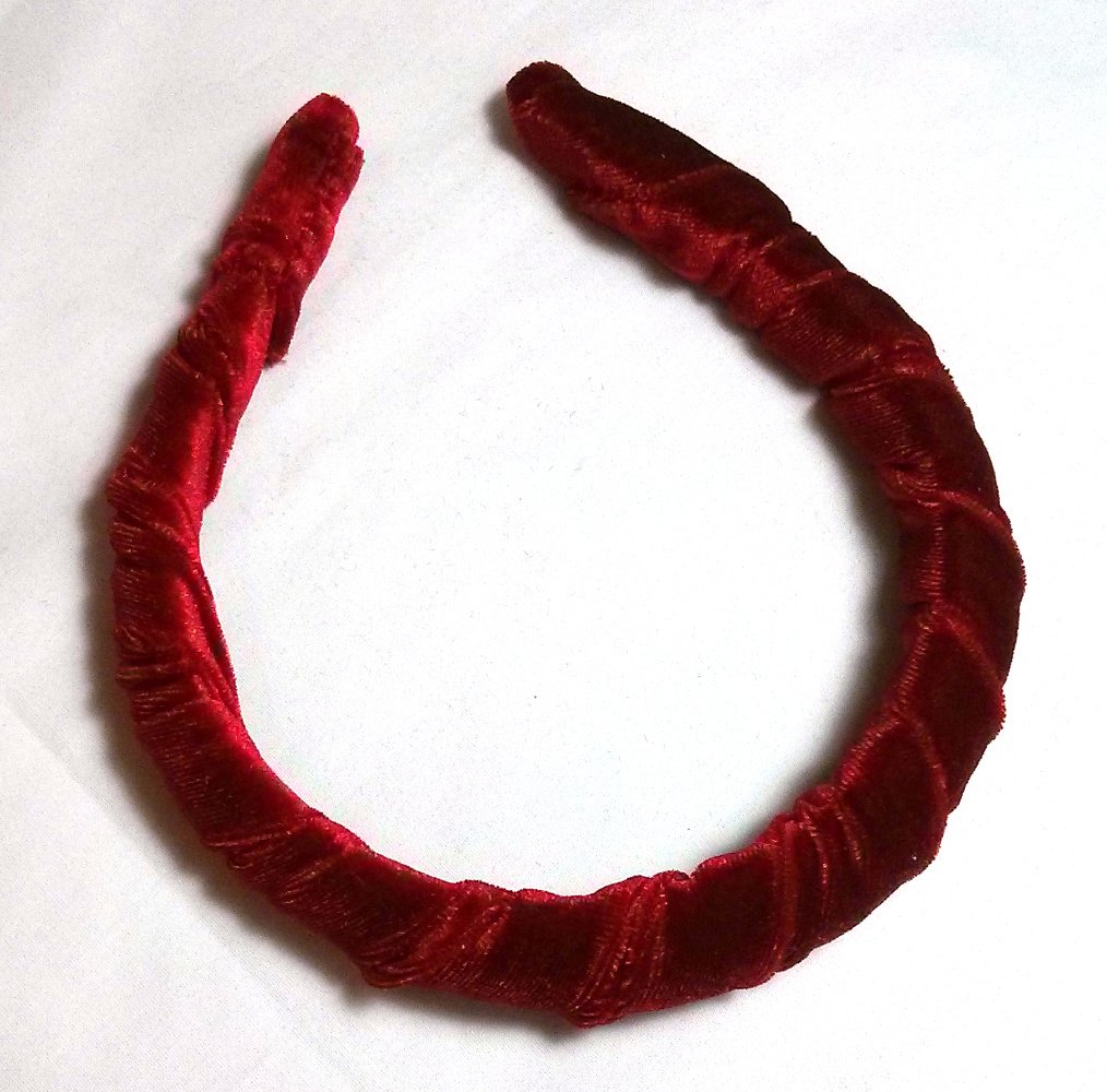Penny's Boutique Red Velvet Headband - Made in the USA - Hair Accessories - One Headband