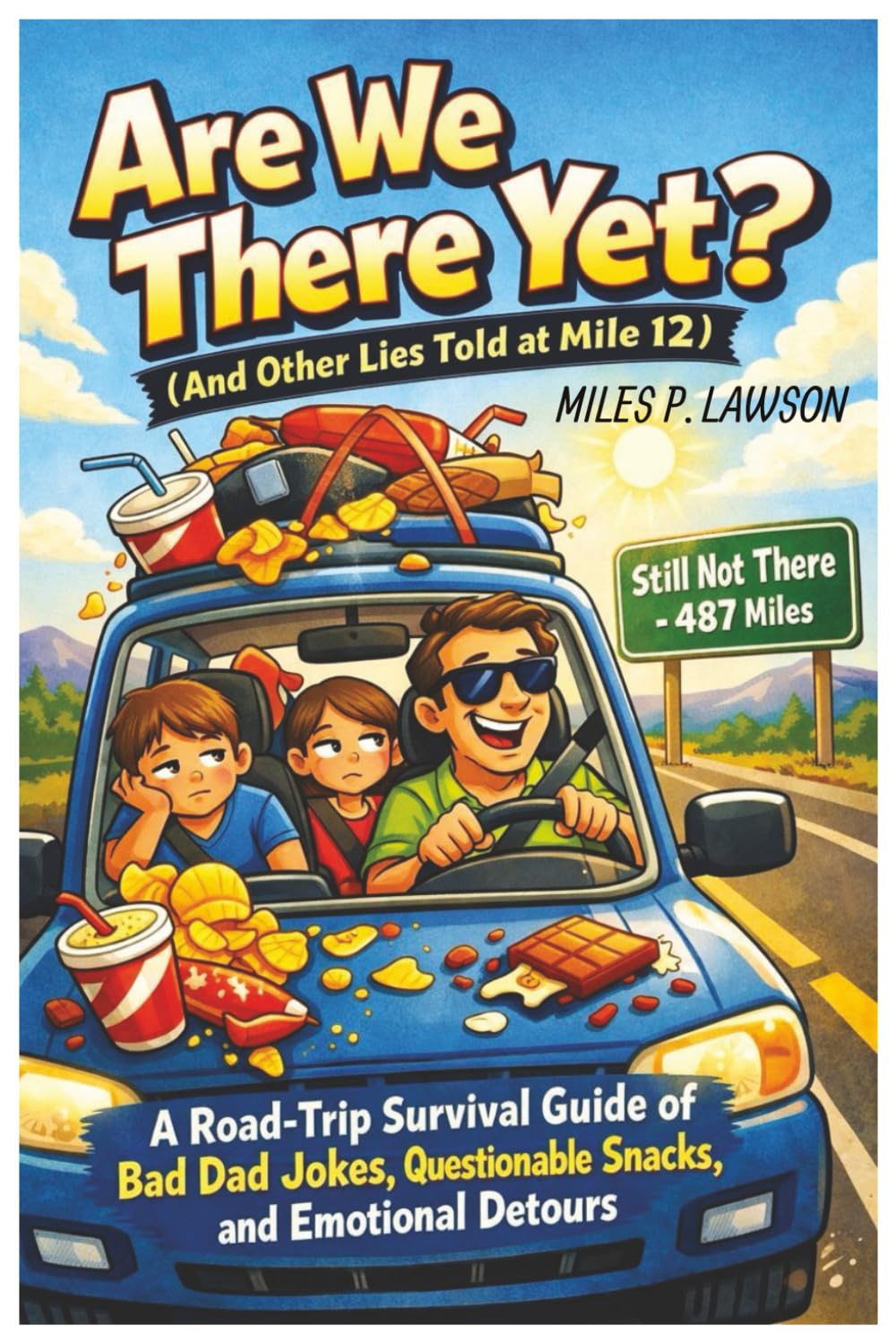 Are We There Yet? (And Other Lies Told at Mile 12): A Road-Trip Survival Guide of Bad Dad Jokes, Questionable Snacks, and Emotional Detours: 1 (The Unnecessary Dad Jokes Collection)