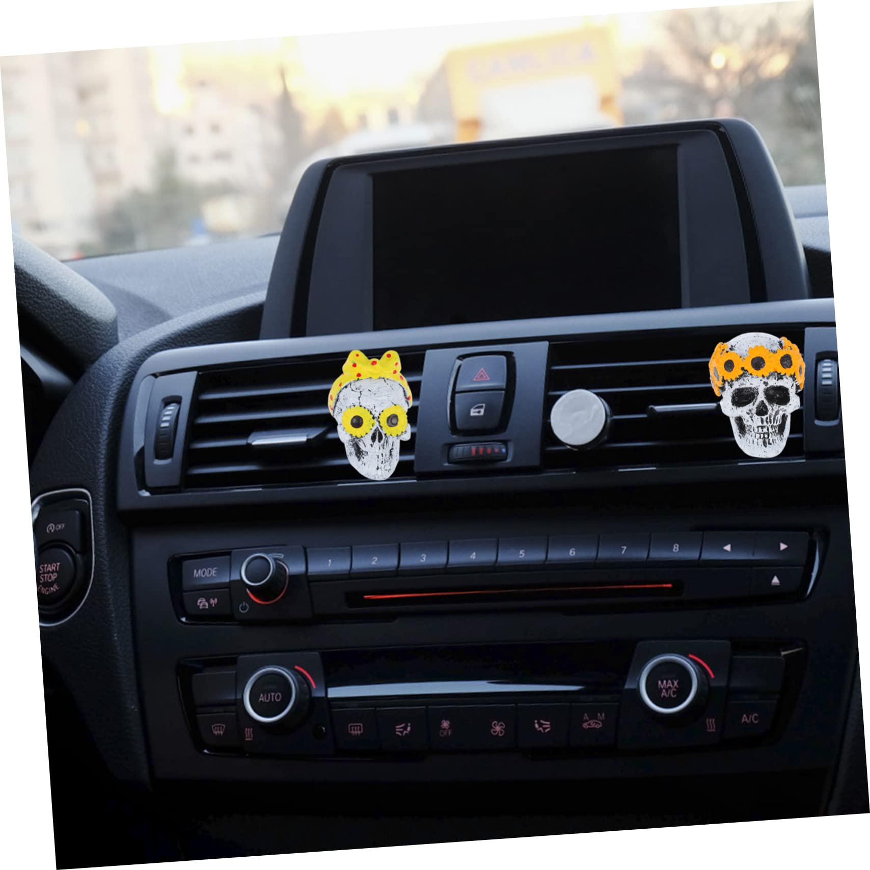 iplusmile 6juegos Aromatizador De Clip Para Ventilación De Coche Set De Decoraciones De Aromaterapia Para Interior Del Automóvil Difusor De Fragancia Para Oficina y Hogar