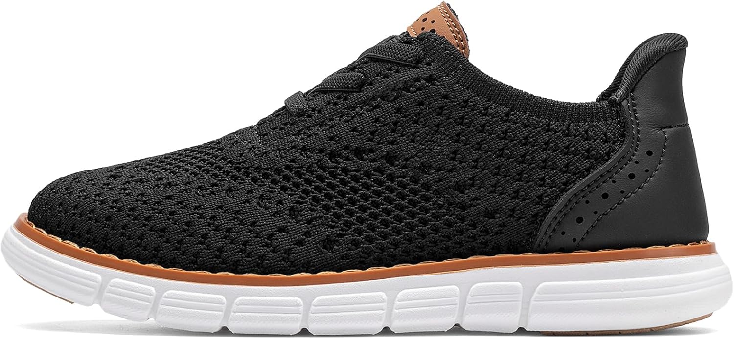 Bruno Marc Boy's Mesh Dress Sneakers Oxfords Casual Lace-Up Lightweight Shoes - Image 3