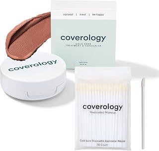 Coverology Cold Sore Makeup - Dark with Applicator