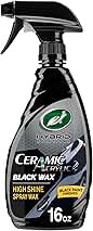 Turtle Wax 53447 Hybrid Solutions Ceramic Acrylic Black Spray Wax Formulated for Black Car Paint, Fills Scratches and Swirl Marks, Provides Water Repellency, Protection and Shine, 16 oz. (Pack of 1)