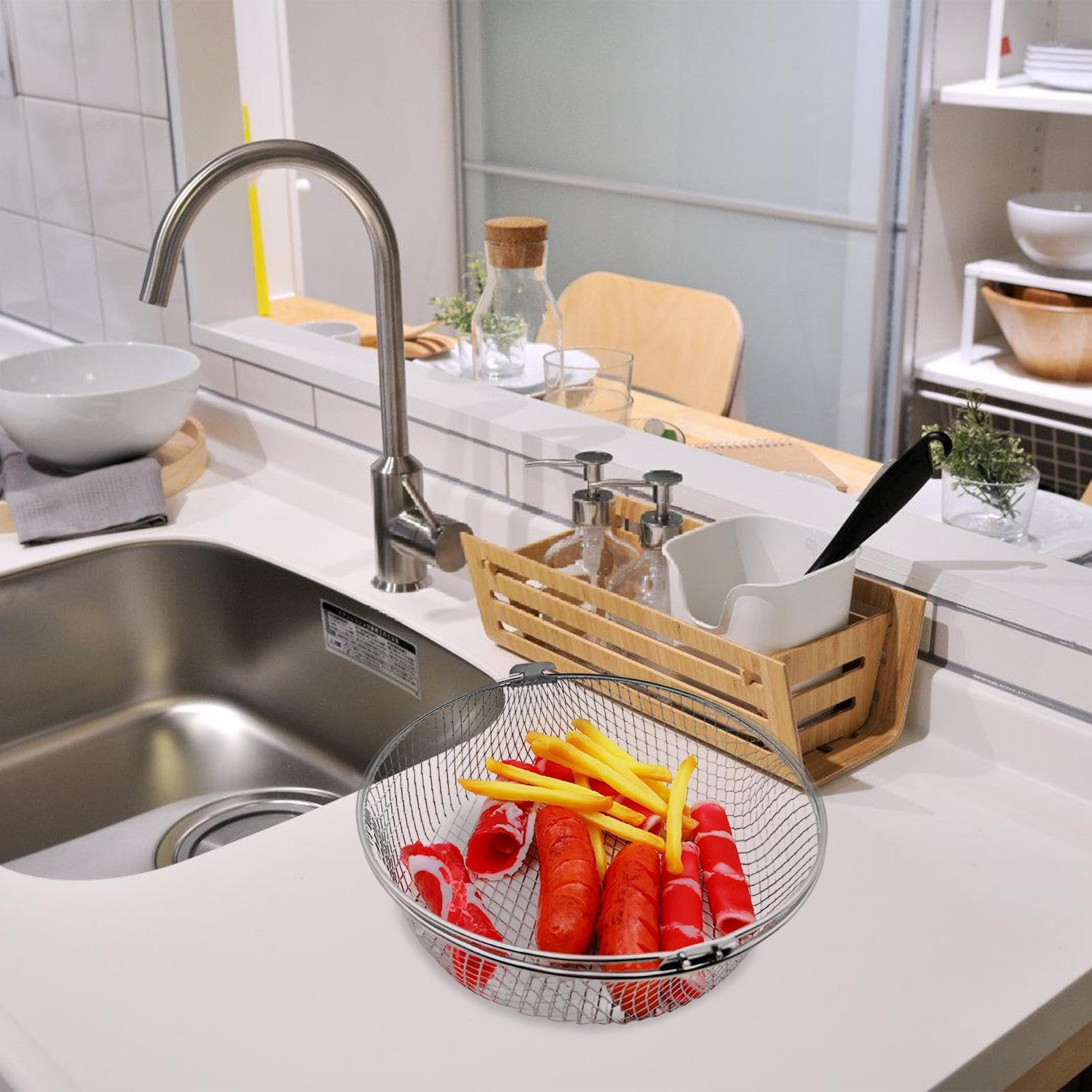 Grandi Accessori Per Friggitrice Ad Aria, Cestello Per Friggitrice Da 21 Cm85 Pollici Accessori Riutilizzabili In Silicone Per Forni Per Friggitrice Ad Aria Da 5 8 Litri Rosa Rosso 92040836