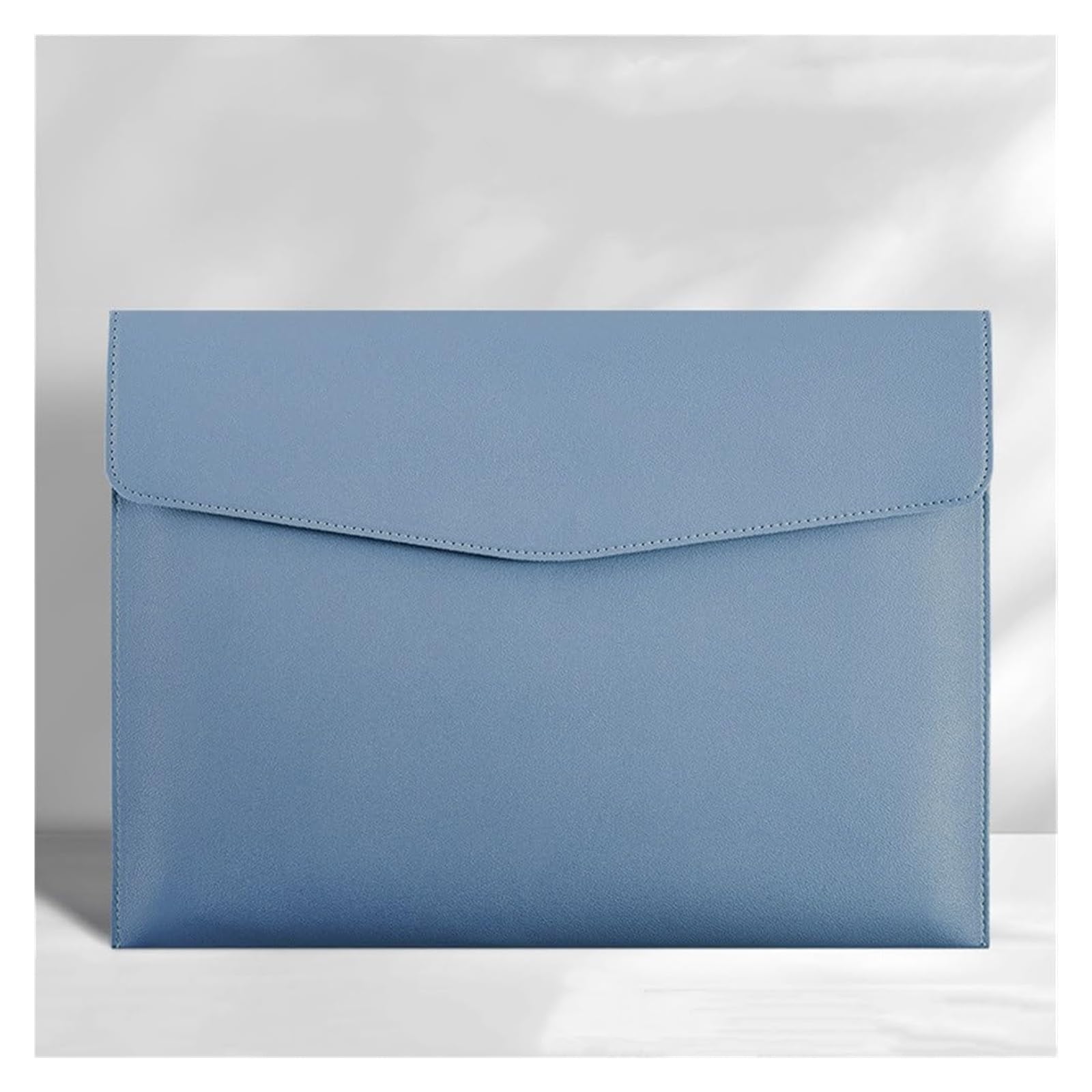 Etui na dokumenty ze skóry PU, 1 szt. Skórzane etui na dokumenty, etui na dokumenty z PU, 240 x 330 mm, wielokolorowe(Light Blue)