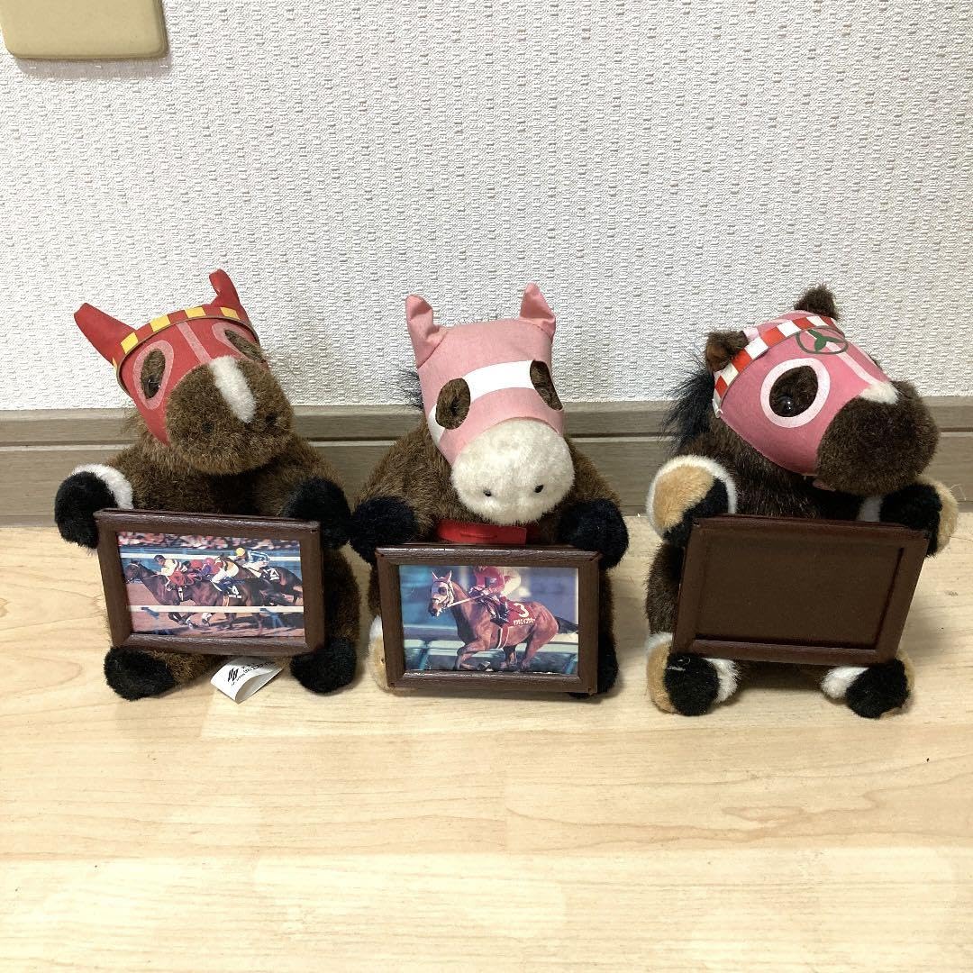 SK JAPAN 3Sフォトホース 5頭 競走馬ぬいぐる SK JAPAN 3Sフォトホース 5頭 競走馬ぬいぐる SK JAPAN 3Sフォト