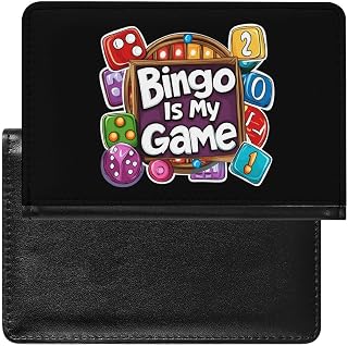 Bingo Is My Game Cute Passport Covers Slim Vaccine Card Organizer Holder Travel Wallet with Card Slots
