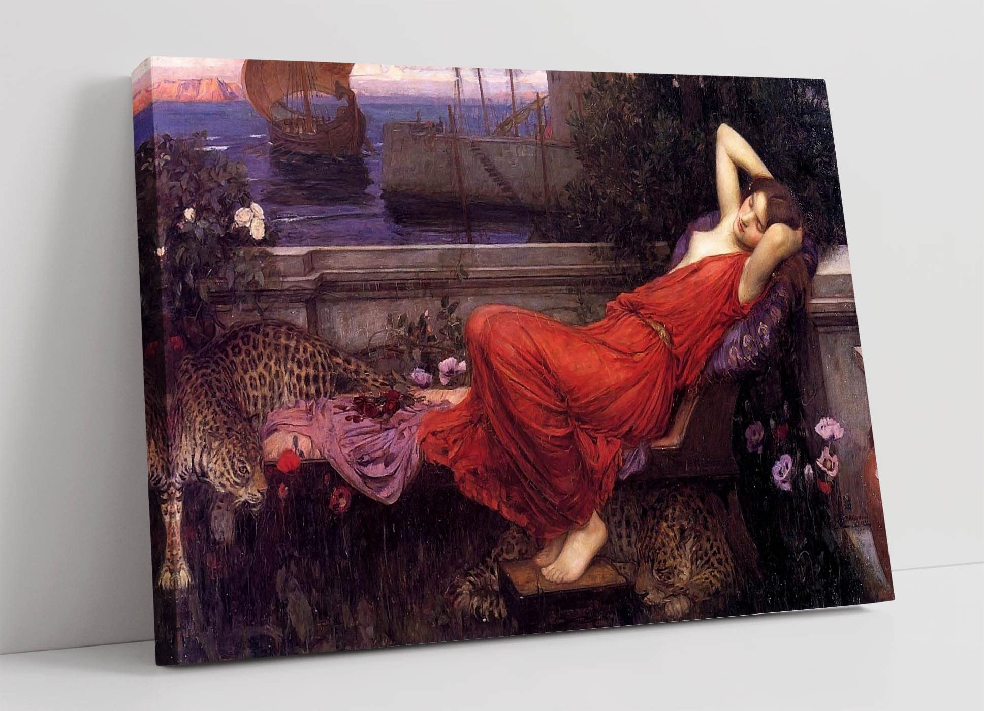 Canvasartshop - John William Waterhouse, Ariadne- Canvas Wall Art Picture Print (30X20)
