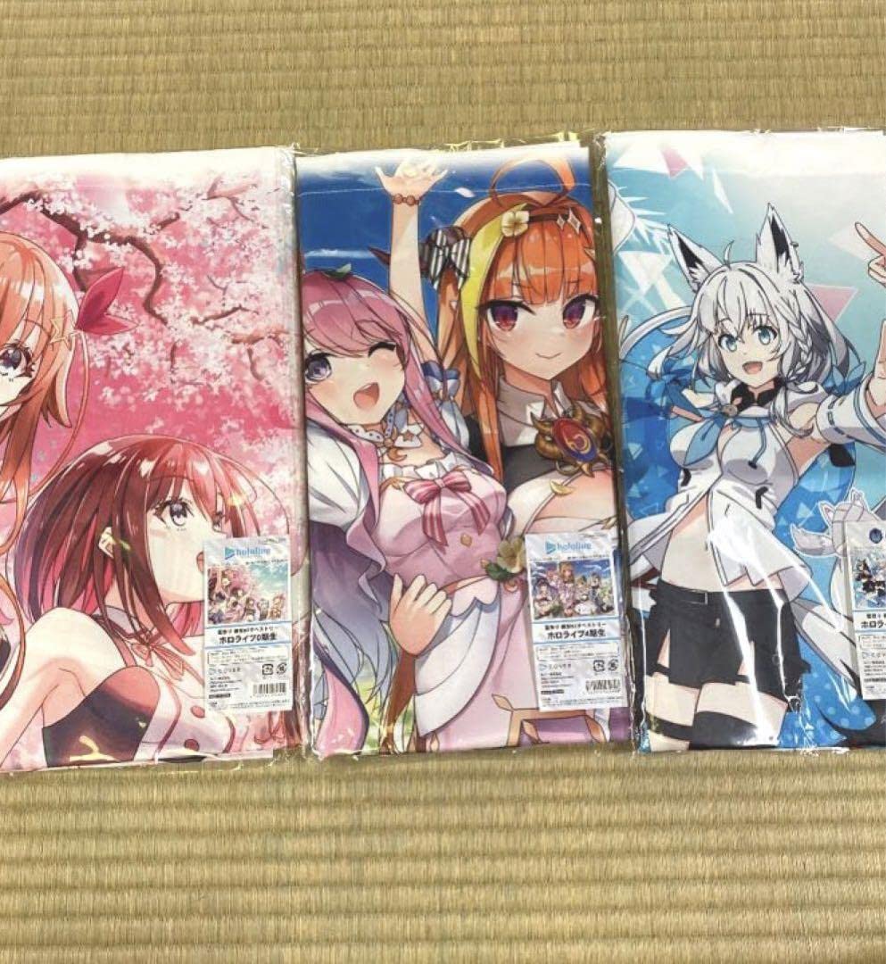 匿名配送】ホロライブ タペストリー 夏祭り 0期生、ゲーマーズ、4期生