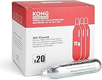 Vista 1 de Cartuchos de CO2 de 8 gramos / 12 gramos, sin rosca, cartuchos de cilindro de CO2 de alta calidad para pistolas de paintball, pistolas