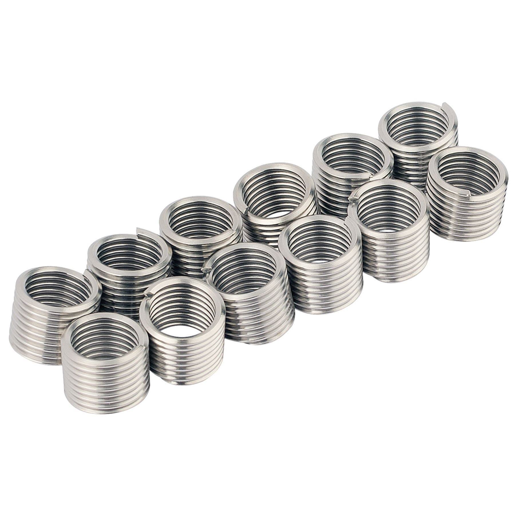 Draper 82632 M9 1.25 Expert Metric Thread Insert Refill, Silver, Set of 12 Pieces-image-9