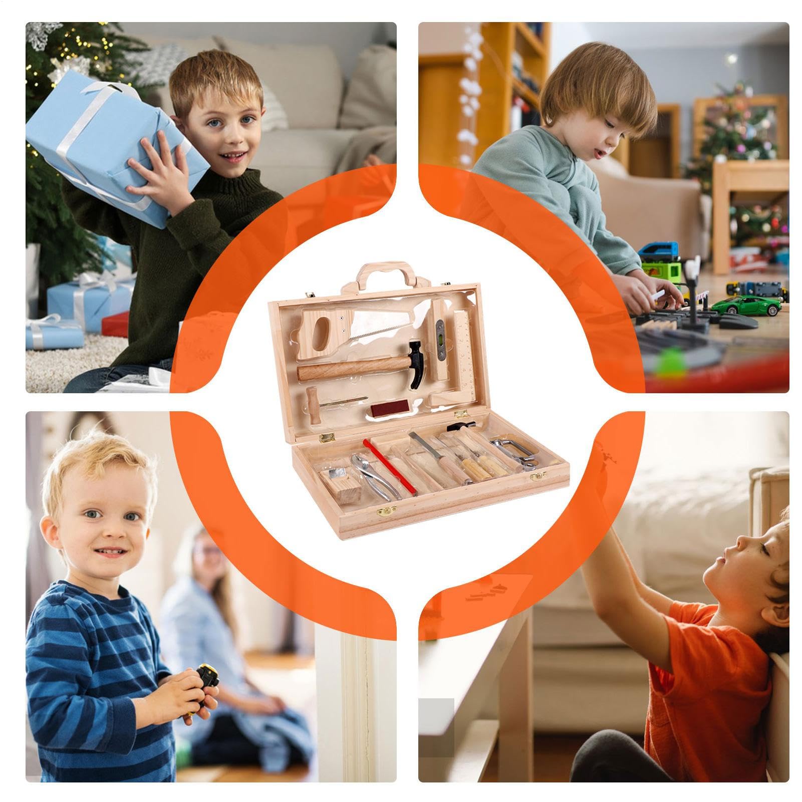 Fai finta di giocare a un giocattolo da costruzione, set di attrezzi in | Strumenti di apprendimento per bambini in legn