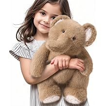 iPlay, iLearn Dog Stuffed Animal, Soft Plush Baby Toy, Infant 18" Big Cute Fluffy Puppy Toy, Ultra Soft Nursery Bedtime Huggable Birthday Gifts for Toddlers Girls Boys Kids Age 0 and up