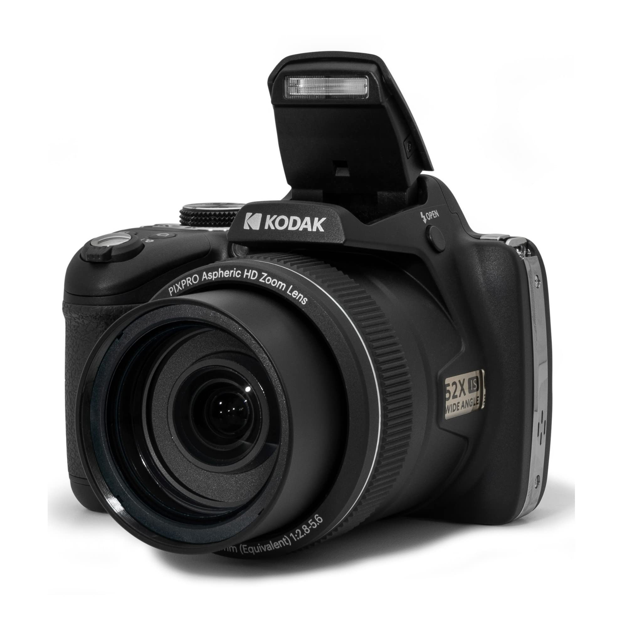 KODAK Pixpro AZ527 - Appareil Photo Bridge Numérique 20 MP, Zoom Optique 52X, Capteur CMOS BSI, Écran LCD 3", Wi-Fi, Stabilisation - Noir