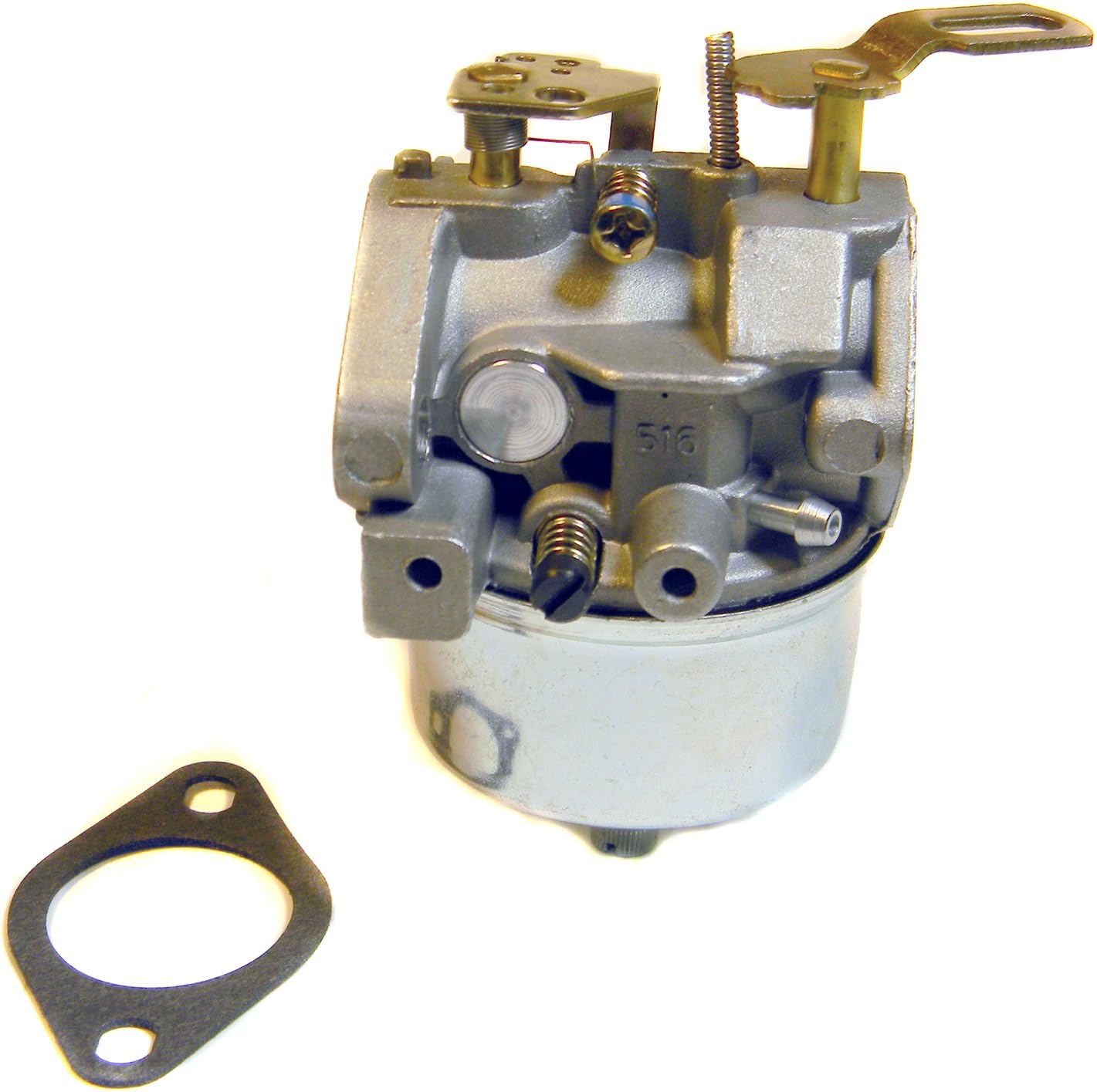 Side view of KINGSTORE carburetor with throttle linkage
