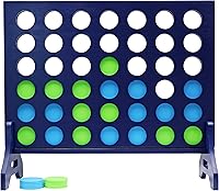 Vista 22 de Tailgating Pros Cuatro en una fila de color azul marino premium con funda de transporte - Juego de patio al aire libre de gran tamaño Jumbo