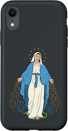 Funda para iPhone XR Nuestra Señora de la Gracia - Virgen de la Medalla Milagrosa