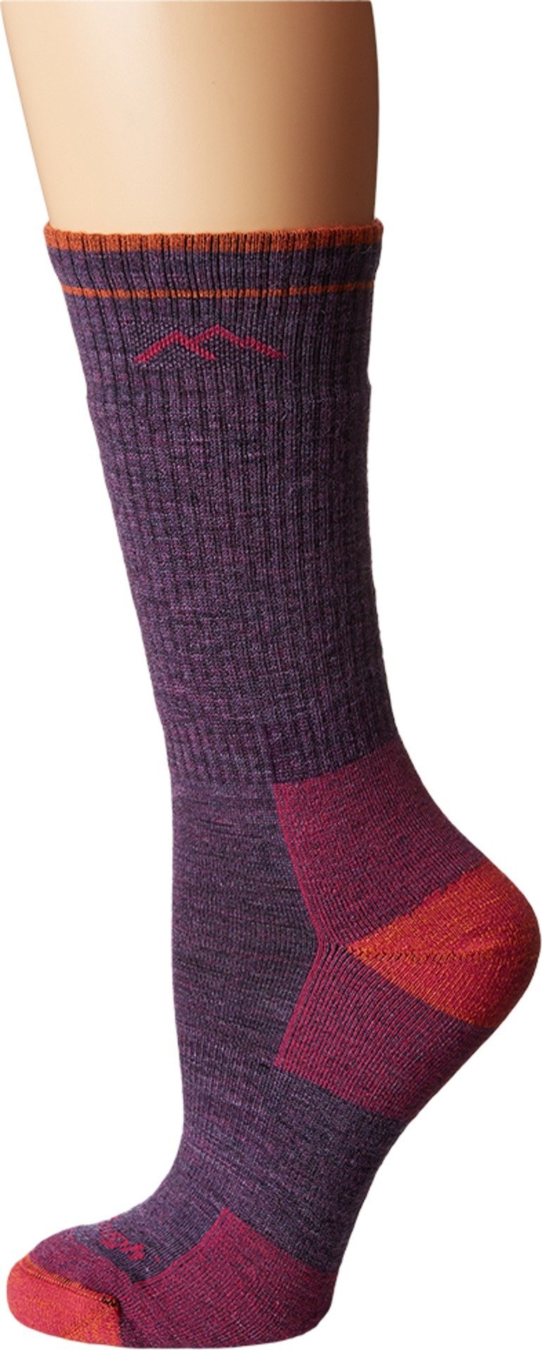 Darn Tough Cushion Boot Socks - Women's Plum Heather Large