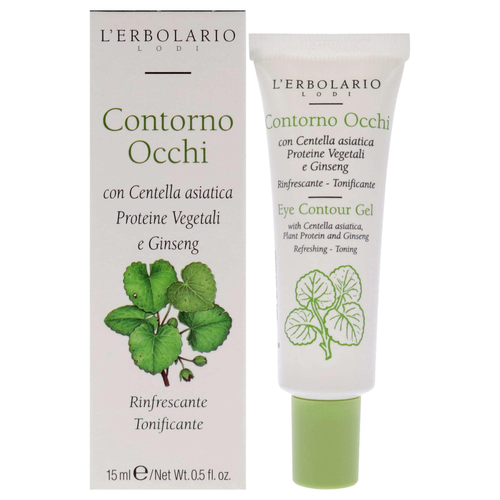 LErbolario Eye Contour Gel For Unisex 0.5 oz Gel