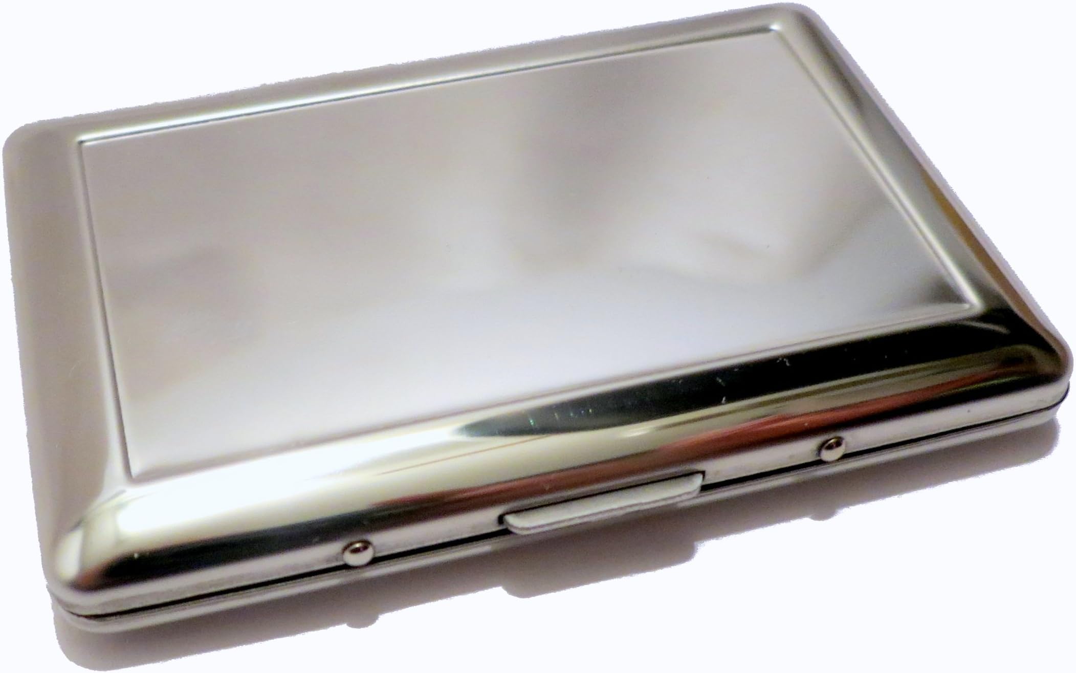 Stylish Shiny Stainless Steel Rfid Blocking Metal Wallet and Credit Card Holder for Men and Women. Best Protection Against Rfid Scanning Criminals.