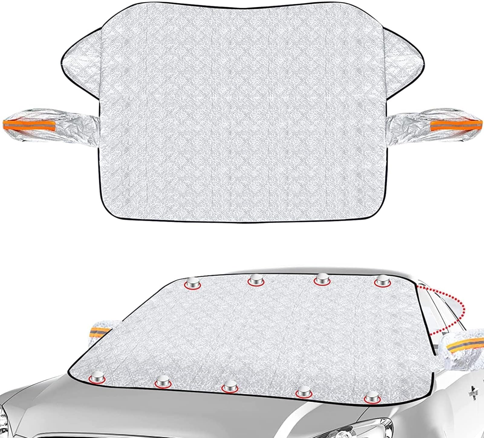 Frontscheibenabdeckung Für Citroen C3 - Mit Magneten Gegen Frost & Schnee | 180x120 Cm